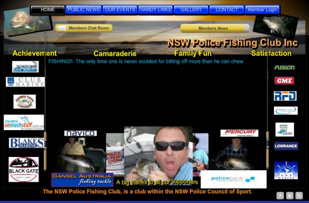 Fishing at NSW Police Games